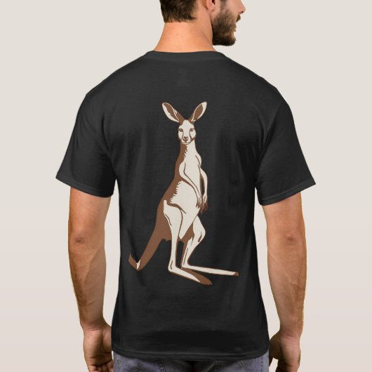 Kangaroo 2 T-Shirt (Rückseite)