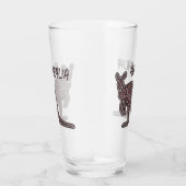 Kangaroo Aboriginal Mosaic Glas (Rechts)