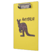 Kangaroo Aboriginal Mosaic Klemmbrett (Links)