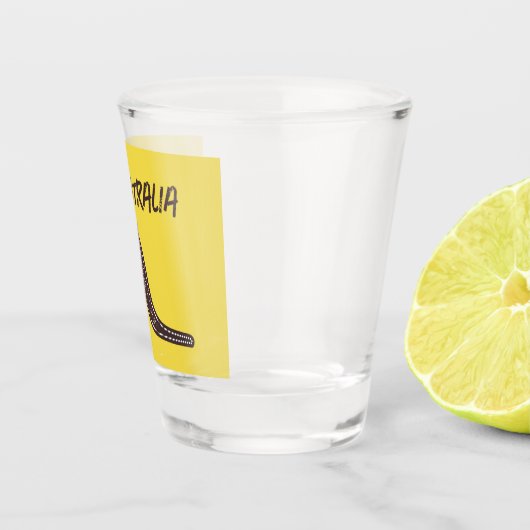 Kangaroo Aboriginal Mosaic Schnapsglas (Rechts)