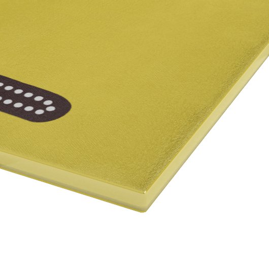 Kangaroo Aboriginal Mosaic Schneidebrett (Ecke)