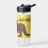 Kangaroo Aboriginal Mosaic Trinkflasche (Links)