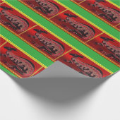 Kangaroo Aborigo Weihnachtswrapping Paper Geschenkpapier (Ecke)