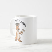 Kangaroo Abschluss Personalisiert Kaffeetasse (Vorderseite Links)
