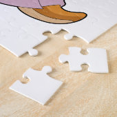 Kangaroo als Braut mit Hochzeitskleid Puzzle (Seite)