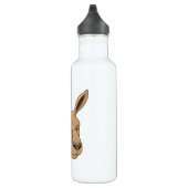 Kangaroo als Dart-Spieler mit Dart Edelstahlflasche (Rechts)