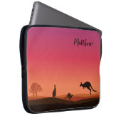 Kangaroo als Personalisierter Laptop-Deckenschlauc Laptopschutzhülle (Vorne Rechts)