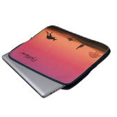 Kangaroo als Personalisierter Laptop-Deckenschlauc Laptopschutzhülle (Vorne Knopf)