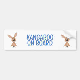 Kangaroo an Bord Australien Autoaufkleber