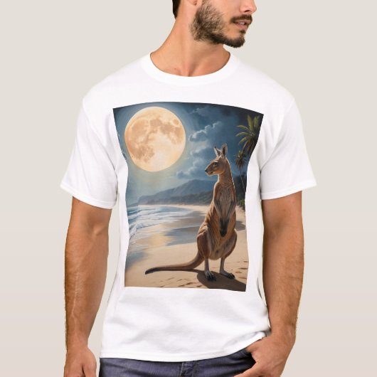 Kangaroo Art T-Shirt (Vorderseite)