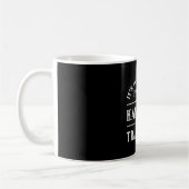 Kangaroo auf Trampolin Gymnastikreise Kaffeetasse (Links)