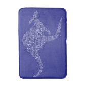 Kangaroo aus australischer Slang Badematte (Vorderseite Vertikal)