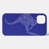 Kangaroo aus australischer Slang Case-Mate iPhone Hülle (Rückseite (Horizontal))