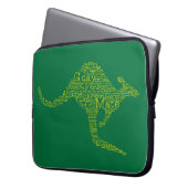 Kangaroo aus australischer Slang Laptopschutzhülle (Vorderseite Links)