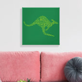 Kangaroo aus australischer Slang Leinwanddruck (Insitu (Wohnzimmer))