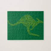 Kangaroo aus australischer Slang Puzzle (Horizontal)
