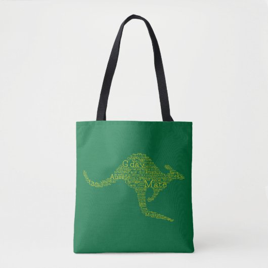 Kangaroo aus australischer Slang Tasche (Vorderseite)