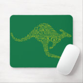 Kangaroo aus australischer Umgangssprache Mousepad (Mit Mouse)