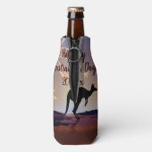 Kangaroo Australia Day Flaschenkühler (Flasche Rückseite)