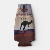Kangaroo Australia Day Flaschenkühler (Rückseite)