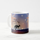 Kangaroo Australia Day Kaffeetasse (Vorderseite Links)