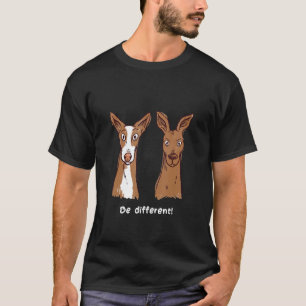 Kangaroo Australia Dog Motif Podenco T-Shirt