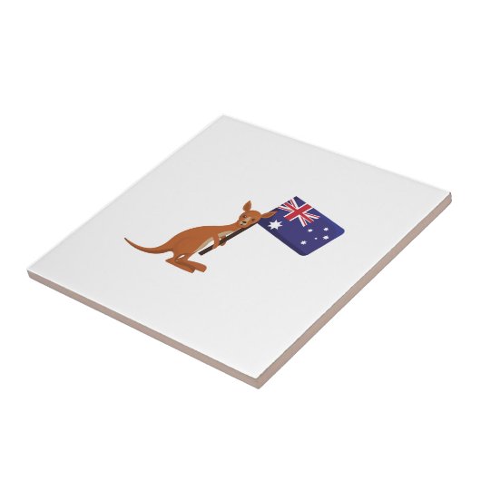 kangaroo australia flag fliese (Seite)