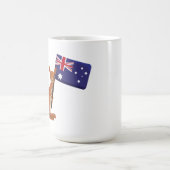 kangaroo australia flag kaffeetasse (Mittel)