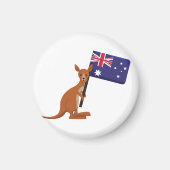 kangaroo australia flag magnet (Vorne)