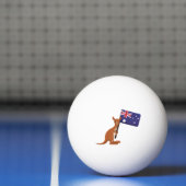 kangaroo australia flag tischtennisball (Netto)