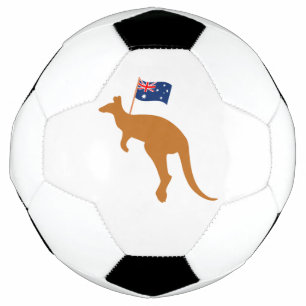 Kangaroo-Australia-Flagge Fußball