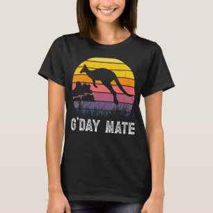 Kangaroo Australia G'Day Mate Australia Symbol Wom T-Shirt