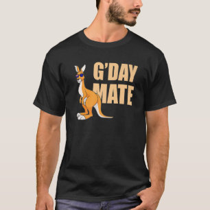 Kangaroo Australia G'Day Mate Australisches Symbol T-Shirt