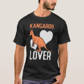 Kangaroo Australia Kangaroos Animal T-Shirt (Vorderseite)