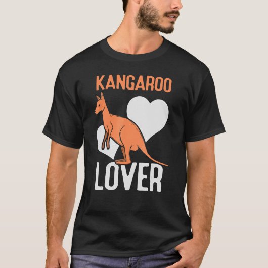 Kangaroo Australia Kangaroos Animal T-Shirt (Vorderseite)