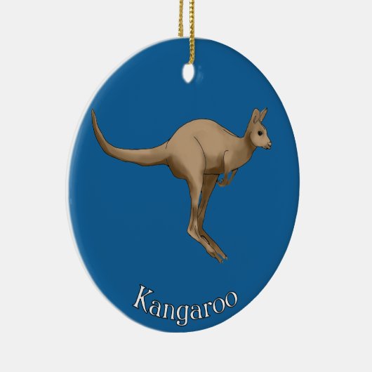 Kangaroo Australia Ornament (Rechts)