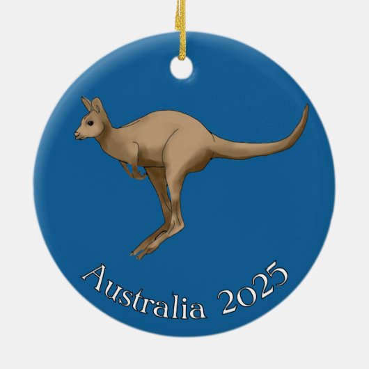 Kangaroo Australia Ornament (Hinten)