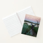 Kangaroo Australia Pink Sunset Double Side Foto Notizblock (Innenseite)