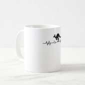 Kangaroo Australia Pulse Heartbeat Australischer S Kaffeetasse (Vorderseite Links)