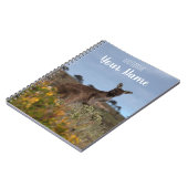 Kangaroo Australia Yellow Spring Flowers Foto Notizblock (Linke Seite)