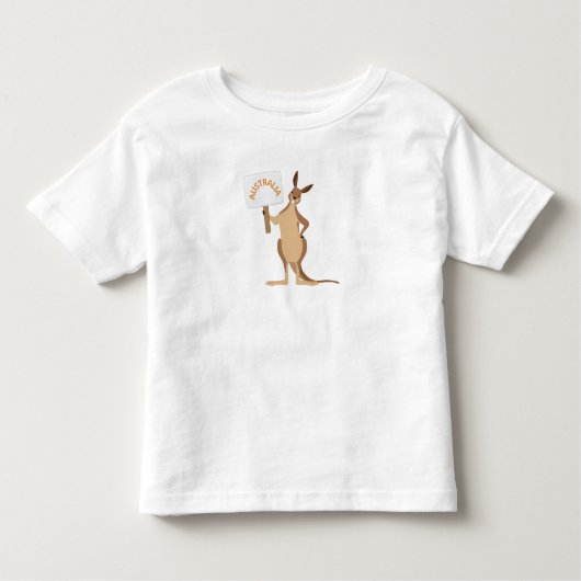 Kangaroo Australien Niedlich Kleinkind T-shirt (Vorderseite)