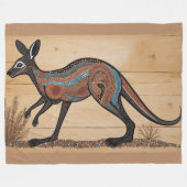 Kangaroo, australisch-australisch-australisch fleecedecke (Vorderseite (Horizontal))