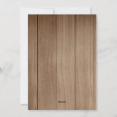 Kangaroo Baby Dusche Einladung (Rückseite)