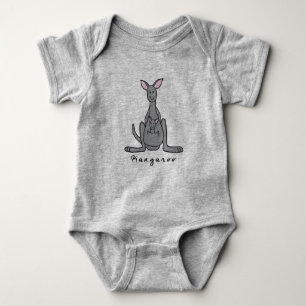 Kangaroo Baby Jersey Bodysuit Baby Strampler