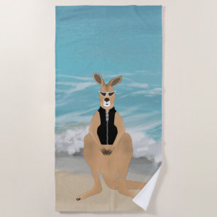 Kangaroo Beach Handtuch