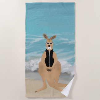 Kangaroo Beach Handtuch