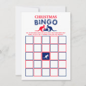 Kangaroo Beer, australische Flagge, Xmas Bingo Car Einladung (Vorderseite)