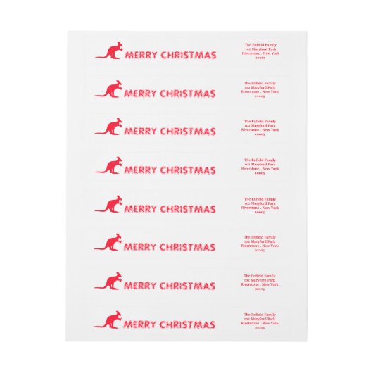 Kangaroo Beer, Australische Weihnachten (Bogen)