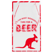 Kangaroo Beer, australisches Weihnachtsgebäck Kleine Geschenktüte (Rückseite)