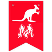 Kangaroo Beer, Frohe Weihnachten, australisches Pa Wimpelkette (Erste Fahne)
